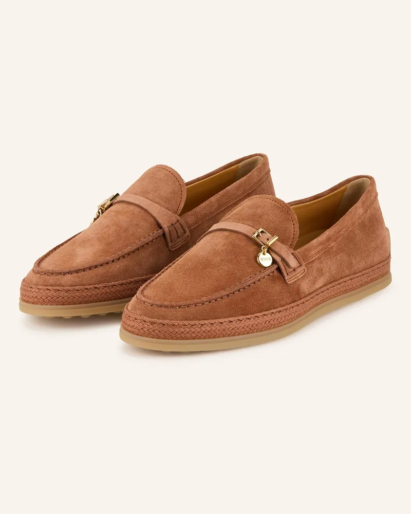 TOD'S Loafer braun Hellrot