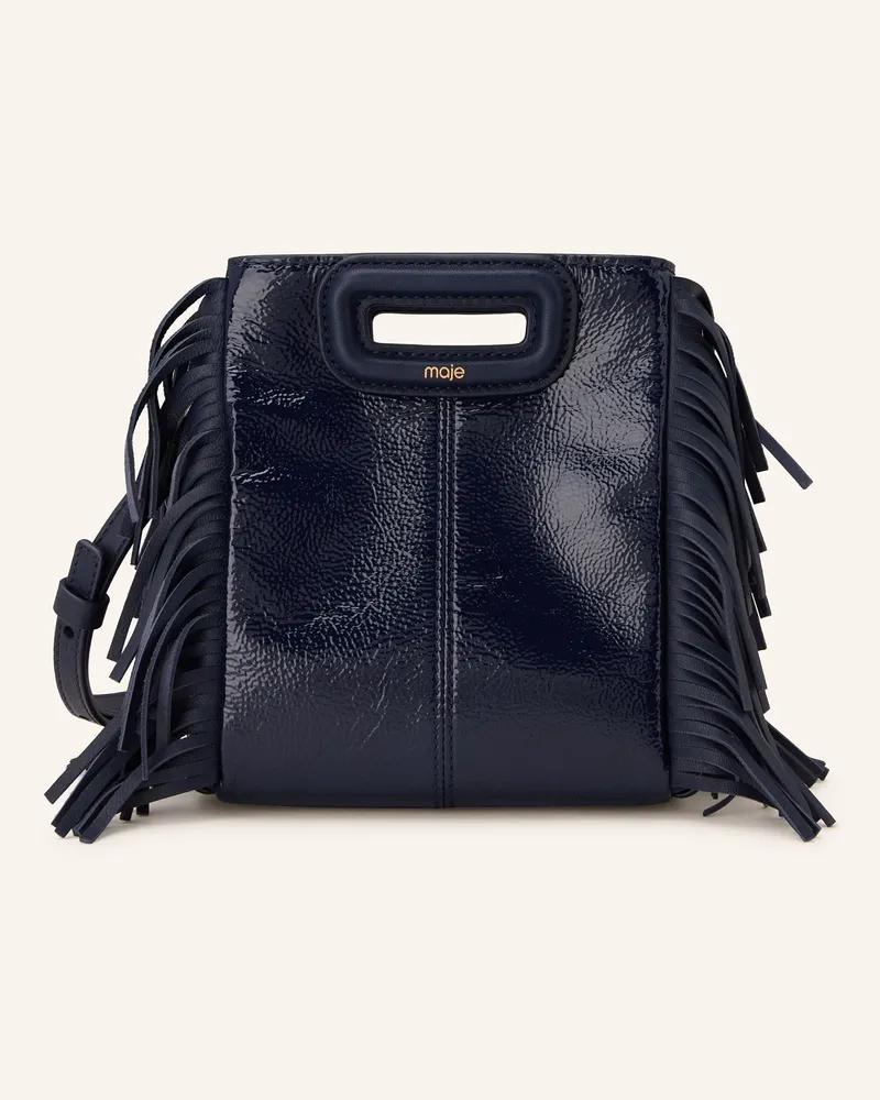 Maje Handtasche blau Dunkelblau