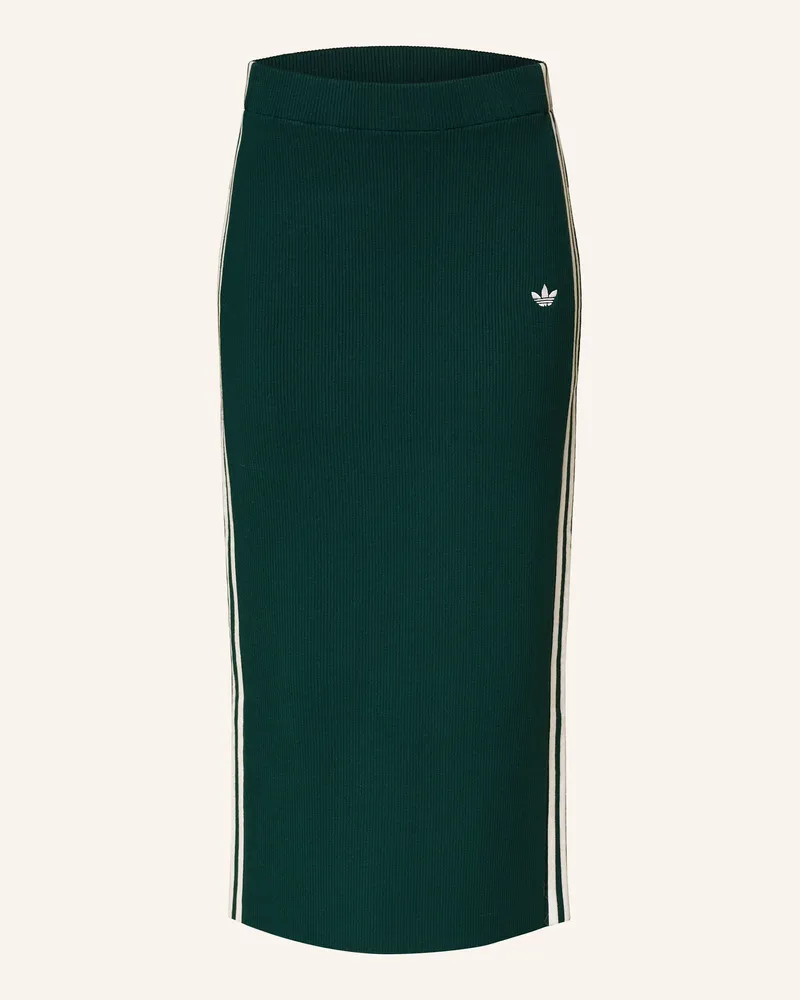 adidas Strickrock ADICOLOR KNIT 3 STRIPES Dunkelgrün