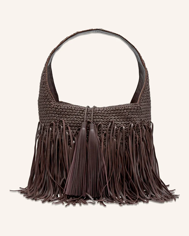 Lottusse Hobo-Bag Noodbag braun Braun