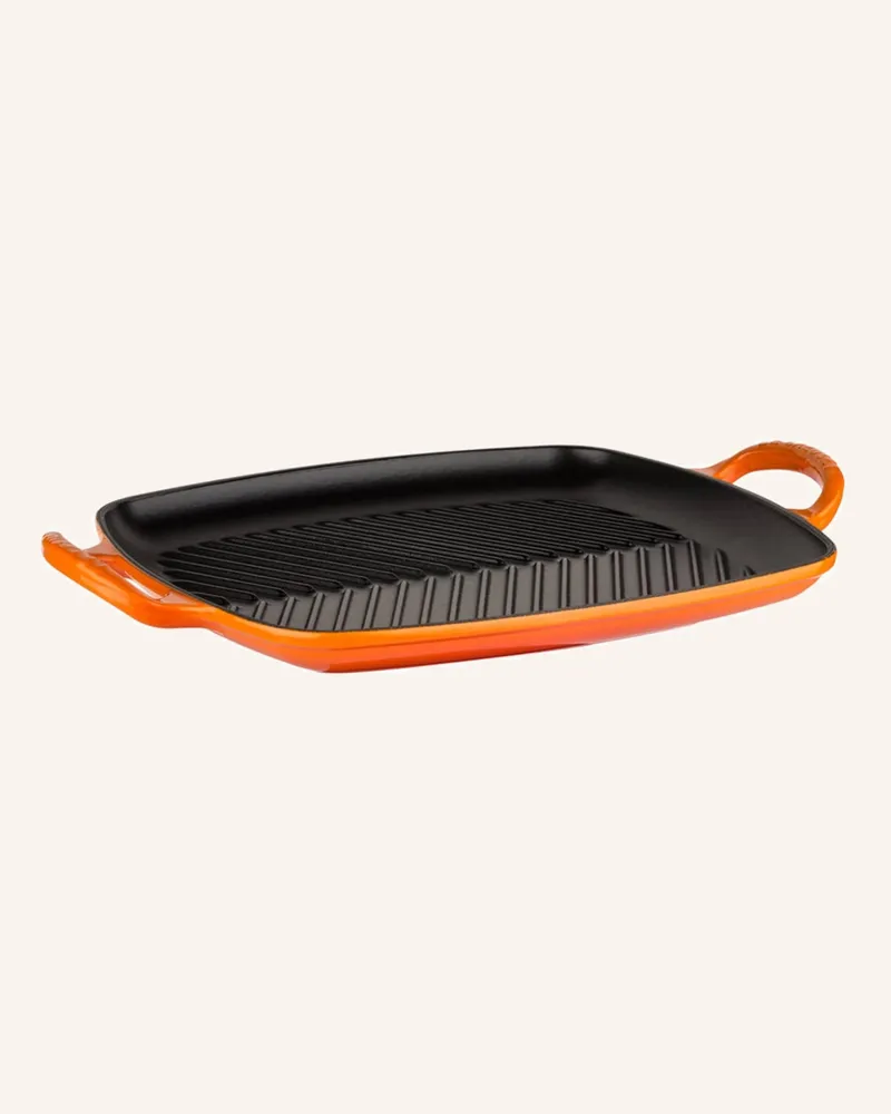 Le Creuset Grillplatte Signature rot Ofenrot