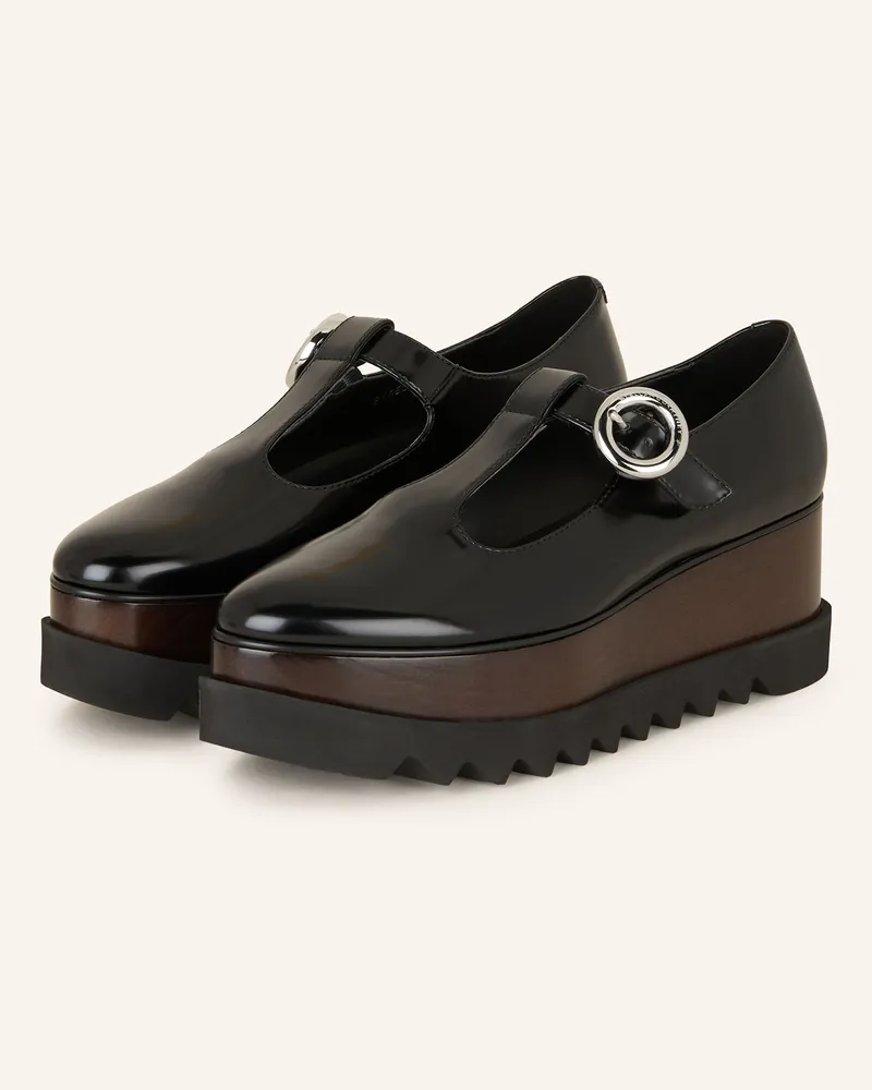 Stella McCartney Plateau-Loafer ELYSE Schwarz