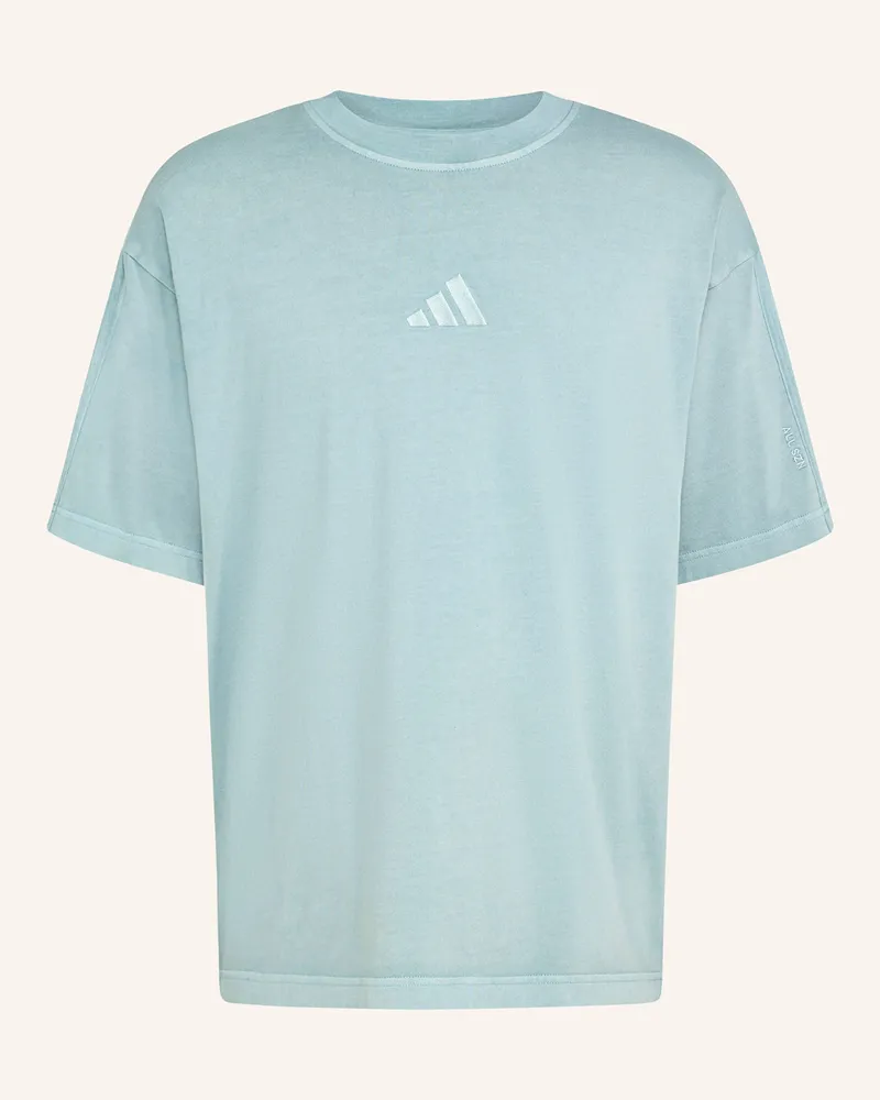 adidas T-Shirt All Szn grau Türkis