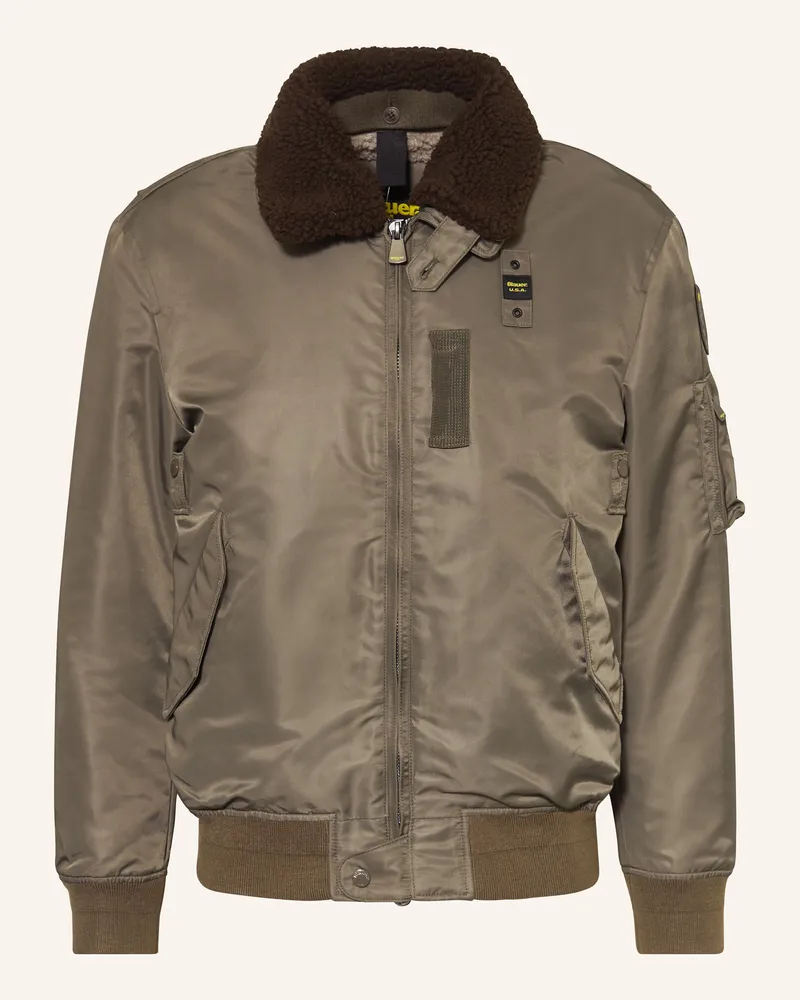 Blauer Blouson MARSHALL mit DUPONT™ SORONA®-Isolierung Oliv