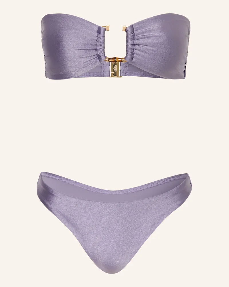 Zimmermann Bandeau-Bikini Indra lila Helllila