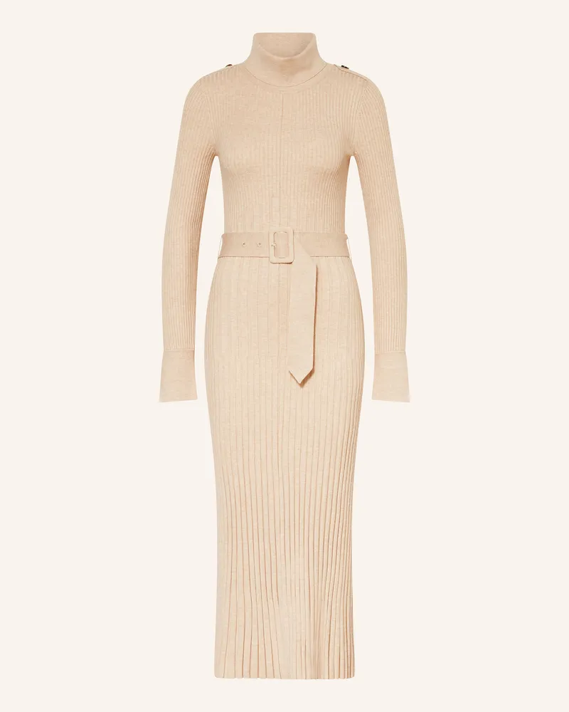 Reiss Strickkleid Hellbraun
