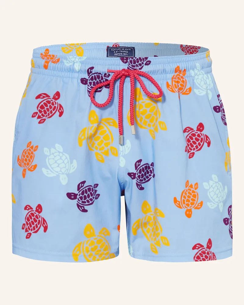 Vilebrequin Badeshorts MOORISE Hellblau