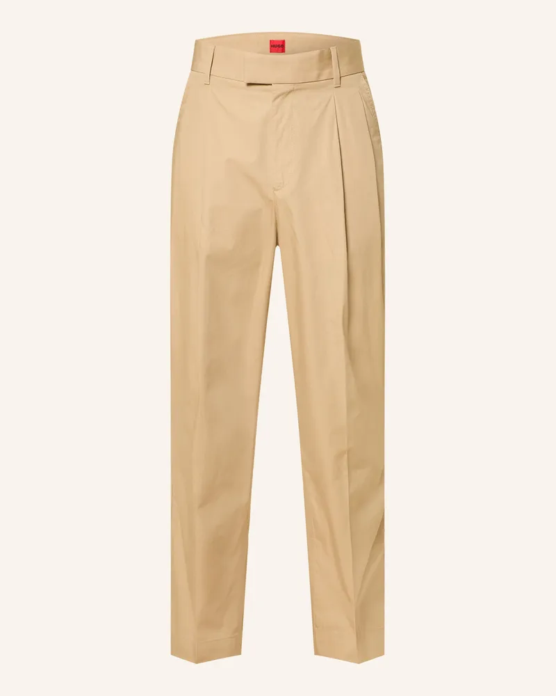 HUGO BOSS Hose Celeg Straight Fit beige Beige