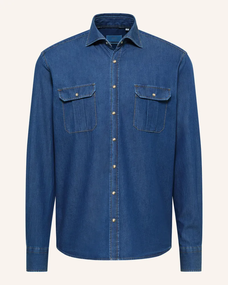 Eterna Hemd MODERN FIT Blau