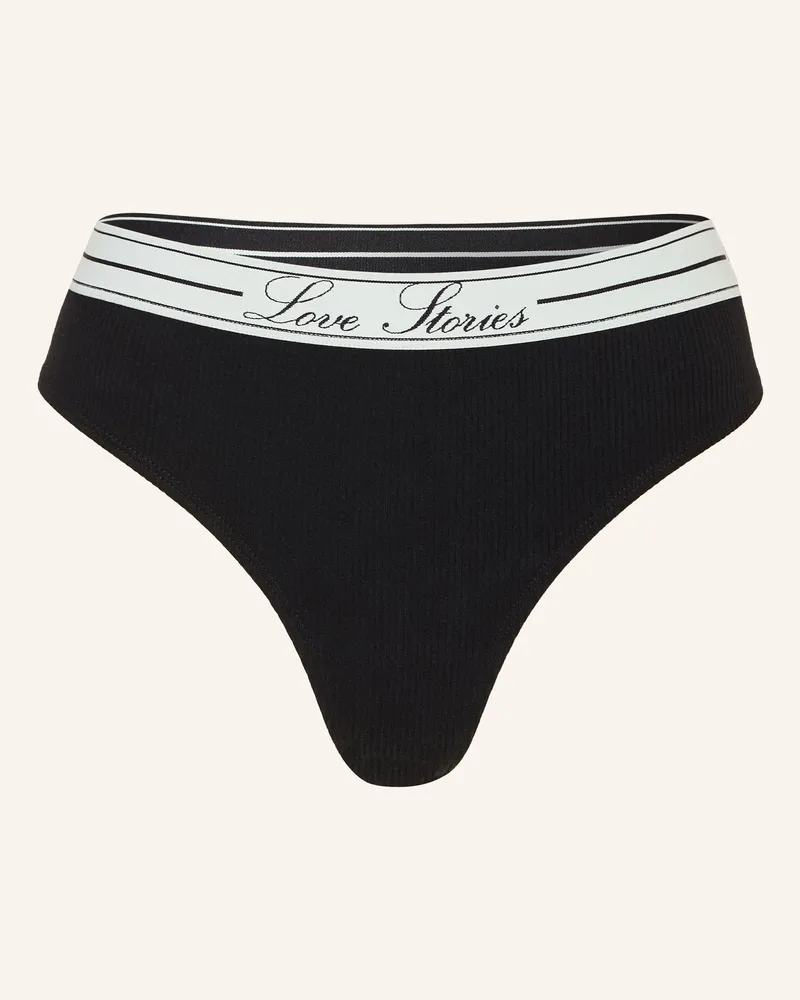 LOVE Stories String Lima schwarz Schwarz