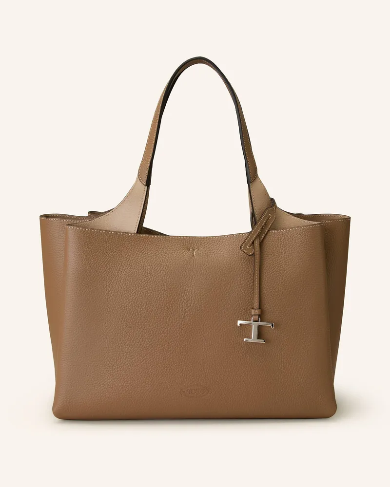 TOD'S Shopper Hellbraun