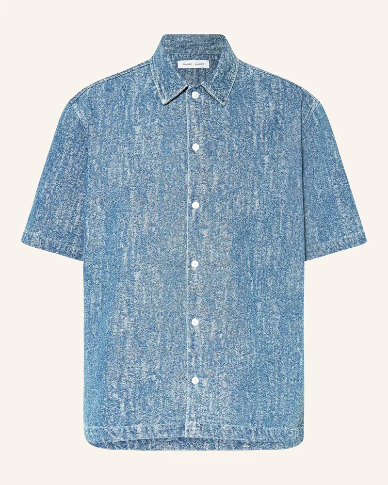 Samsøe & Samsøe Jeanshemd SAAYO Comfort Fit Blau