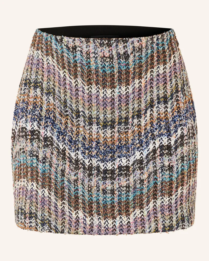Missoni Tweed-Rock Mit Pailletten Und Glitzergarn blau Dunkelblau