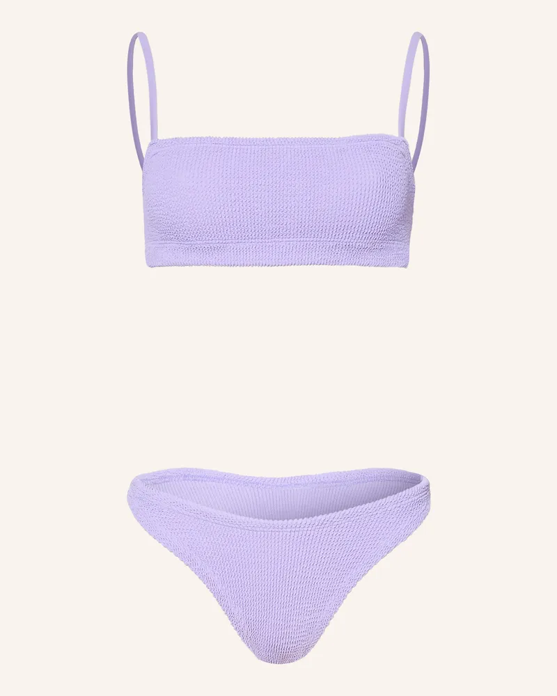 Hunza G Bustier-Bikini Helllila