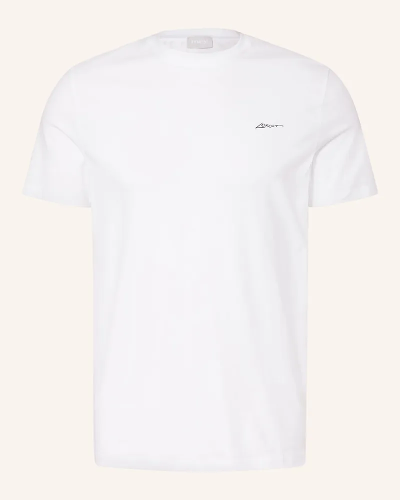 Mey Schlafshirt Mey × Loriot weiss Weiss