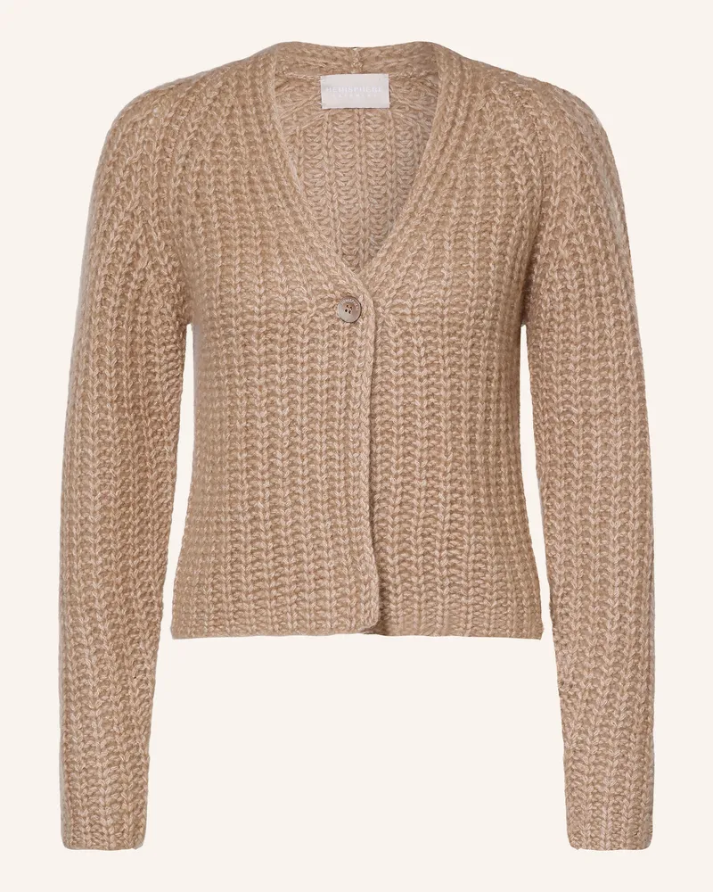 hemisphere Strickjacke Mit Cashmere braun Camel