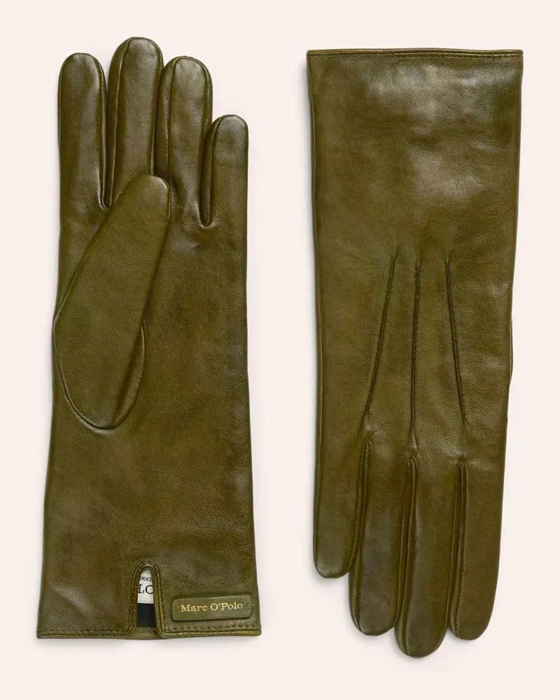 Marc O'Polo Handschuhe Dunkelgrün
