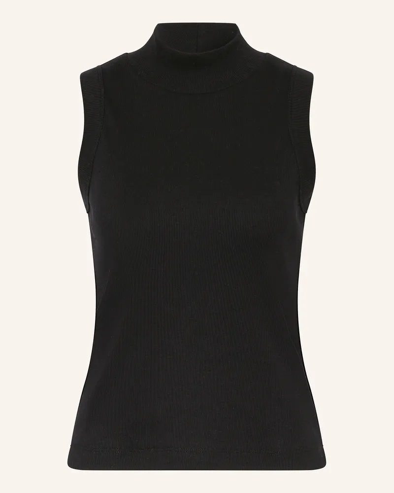 Mrs & HUGS Top schwarz Schwarz