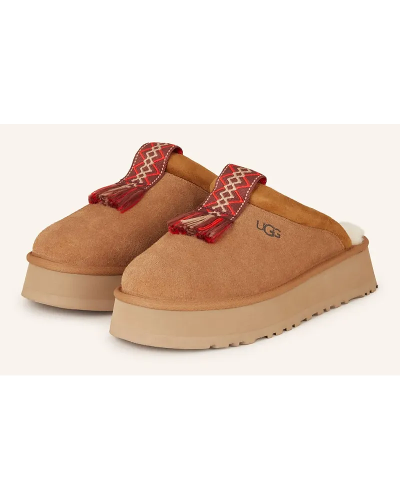 UGG Plateau-Pantoletten TAZZLE - CAMEL Braun