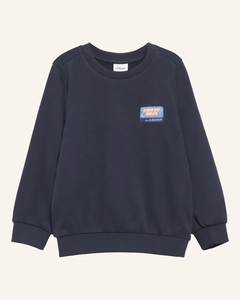 S.Oliver Sweatshirt blau Blau