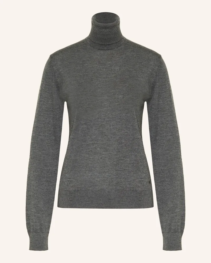 Dolce & Gabbana Rollkragenpullover aus Cashmere Dunkelgrau