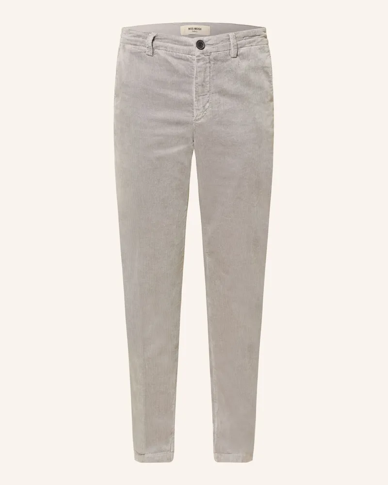 Mos Mosh Cordhose MMGHUNT Regular Fit Hellgrau