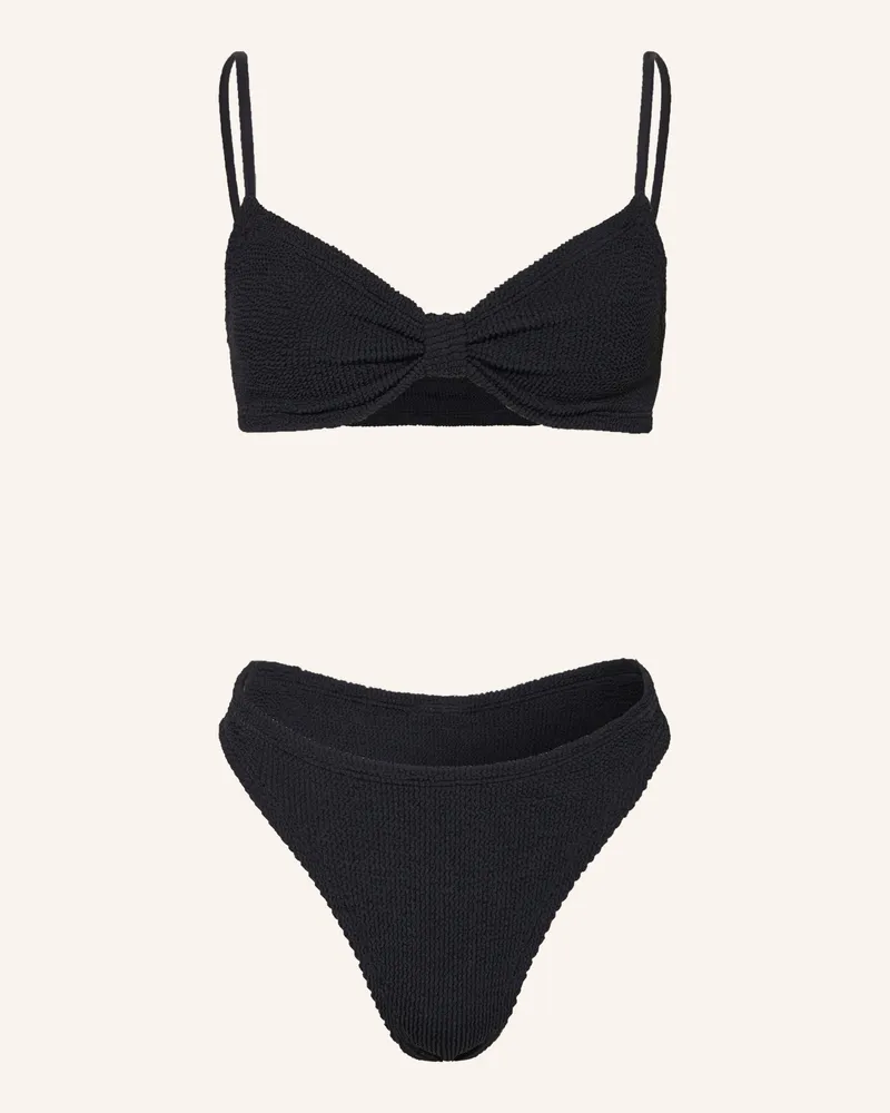 Hunza G Bustier-Bikini Alicia schwarz Schwarz