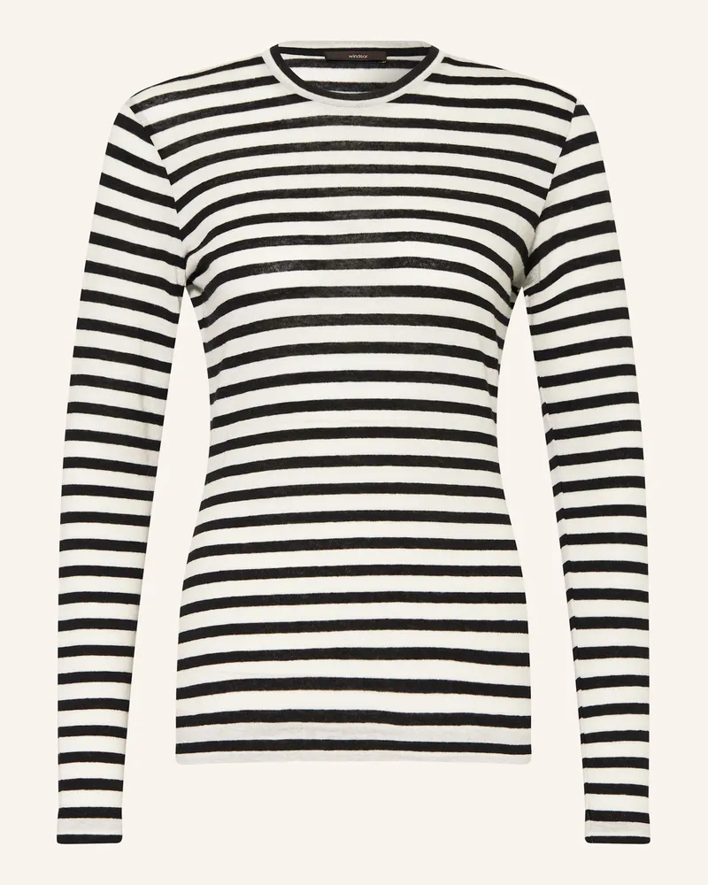 windsor. Longsleeve schwarz Schwarz