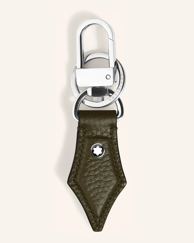 Montblanc Schlüsselanhänger gruen Dunkelbraun