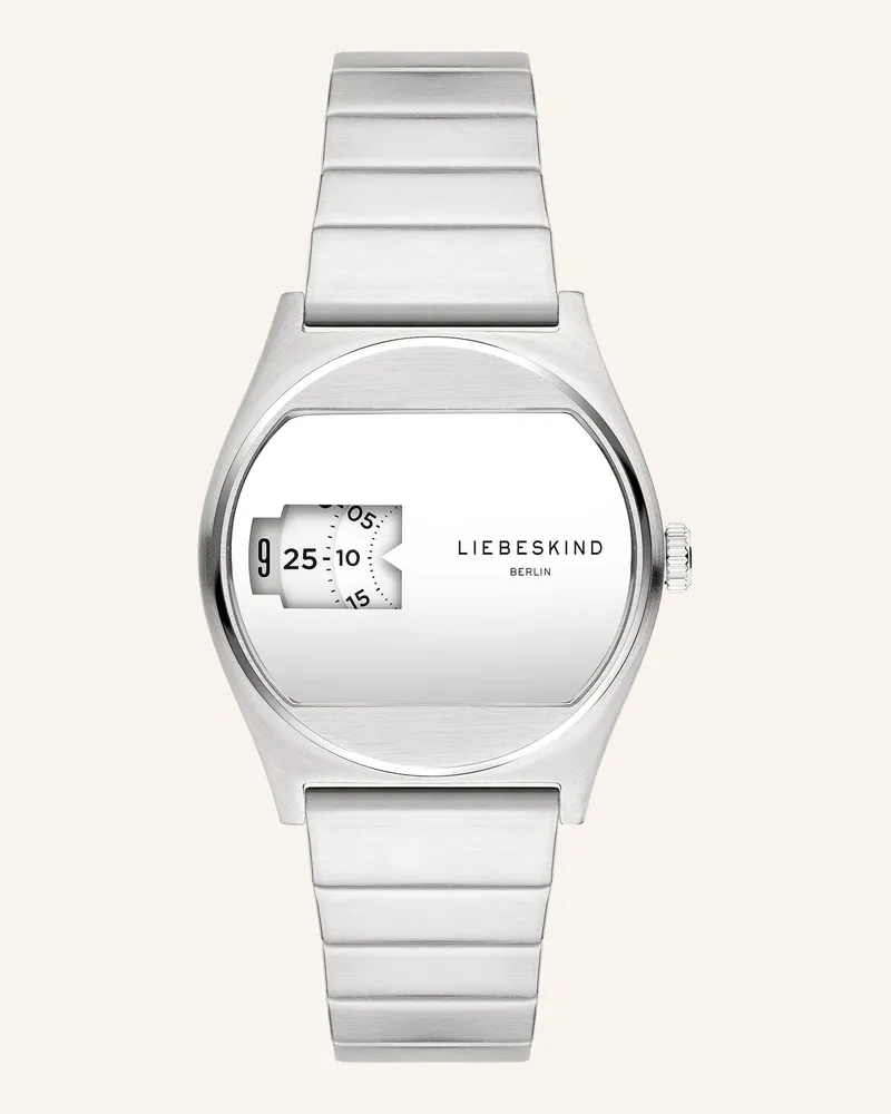 Liebeskind Armbanduhr  aus  Edelstahl Silber