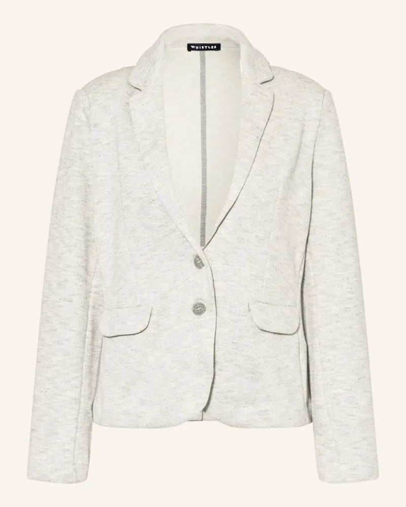 Whistles Jersey-Blazer Hellgrau