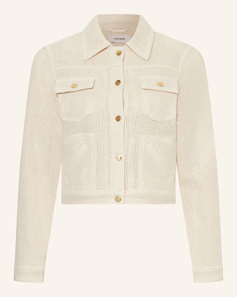 Reiss Kastenjacke Renzo beige Creme