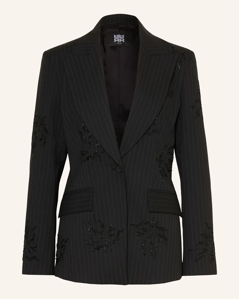 Riani Blazer Mit Schmuckperlen schwarz Schwarz