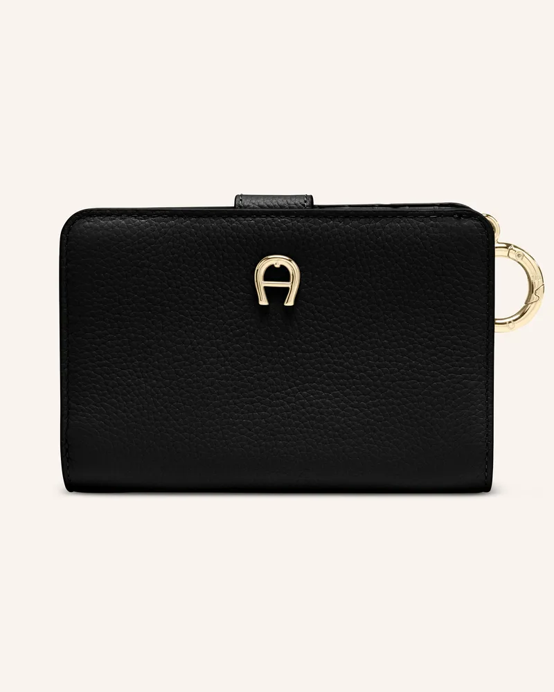 Aigner Geldbörse schwarz Schwarz