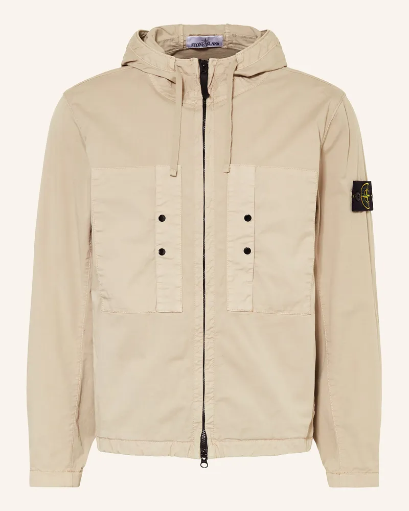 Stone Island Jacke Creme