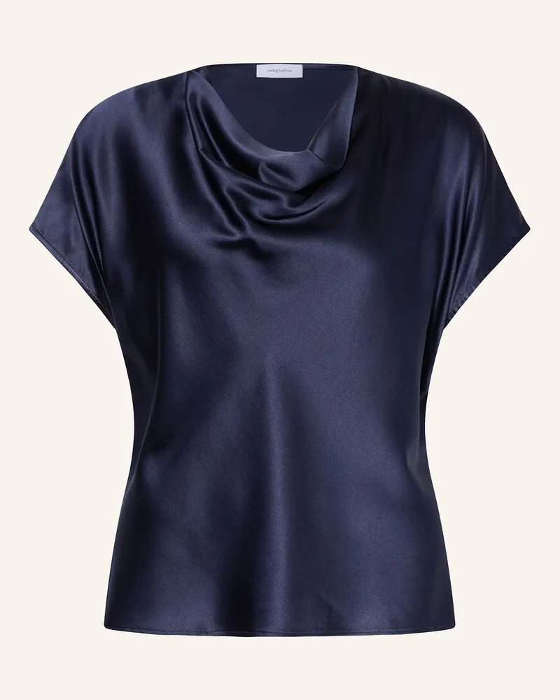 Darling Harbour Blusenshirt Aus Seide blau Dunkelblau