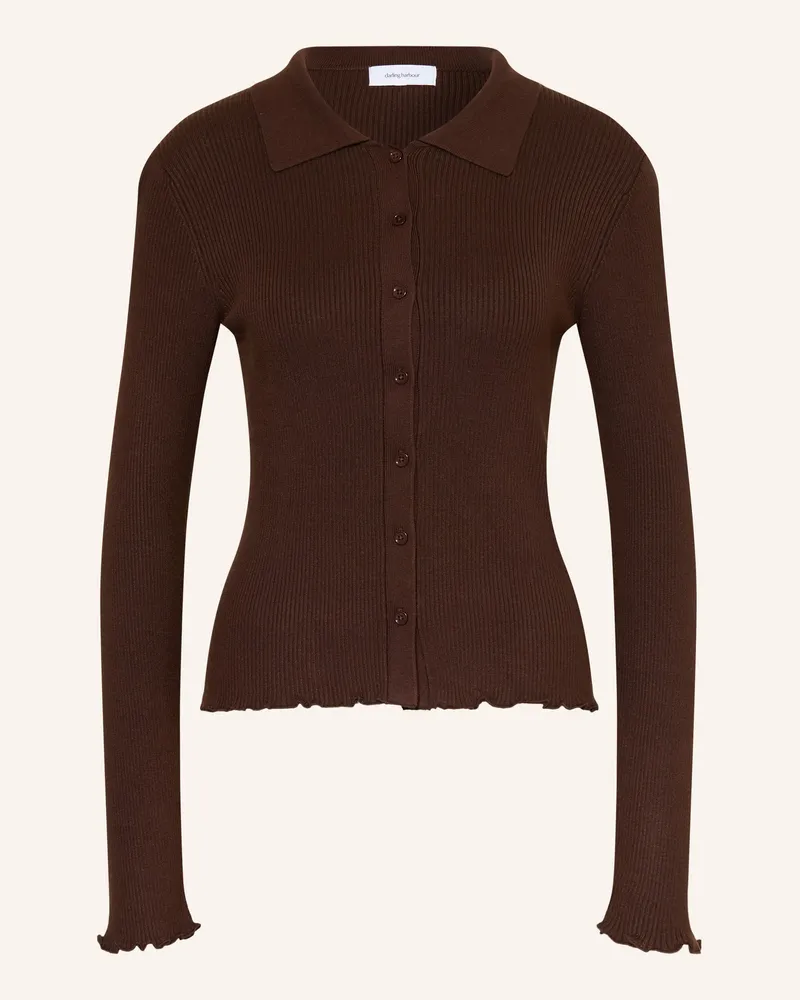 Darling Harbour Strickjacke braun Dark
