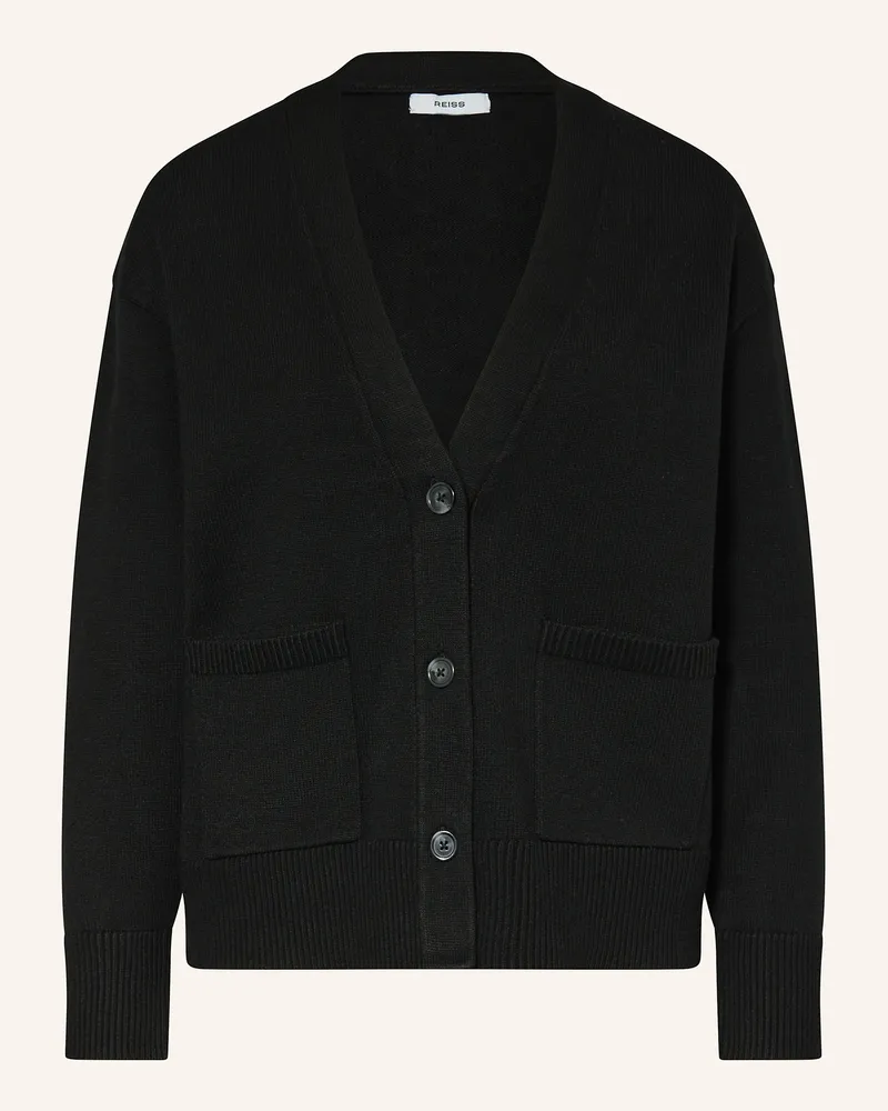 Reiss Strickjacke HARPER Schwarz
