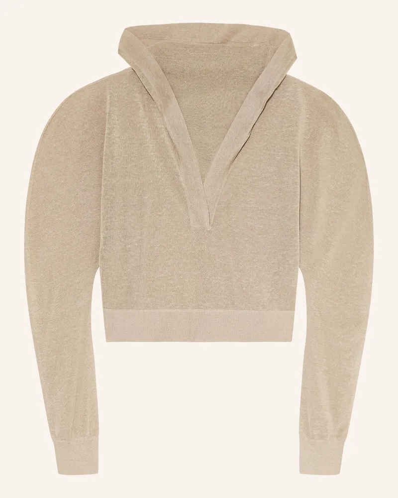 Alaïa Hoodie beige Beige