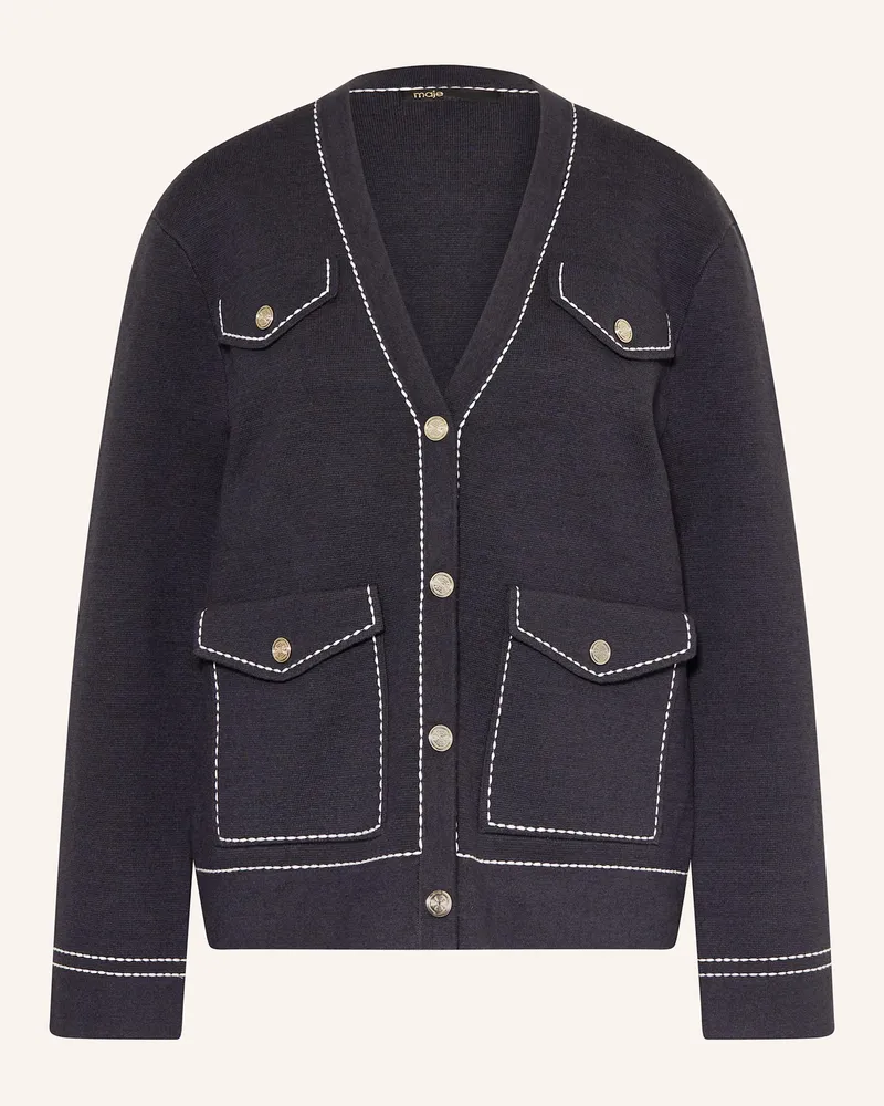 Maje Strickjacke Dunkelblau