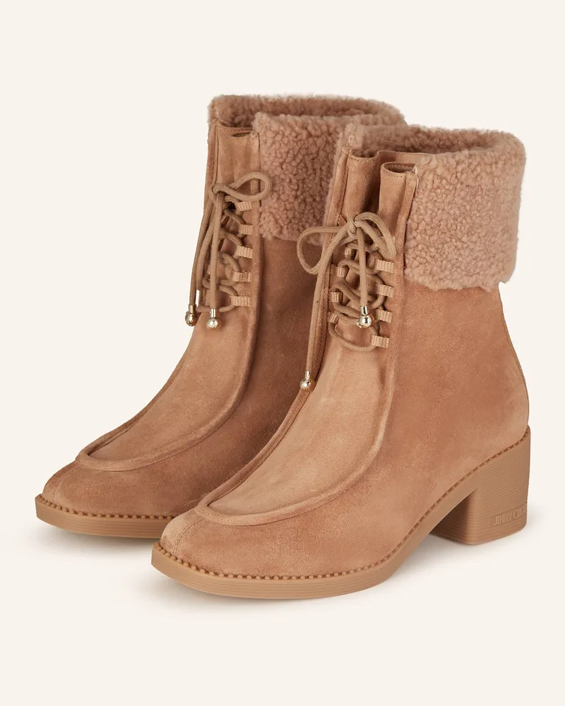 Jimmy Choo Stiefeletten Hali Ab 60 braun Cognac