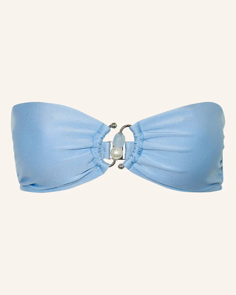 Seafolly Australia Bandeau-Bikini-Top PALERMO Hellblau