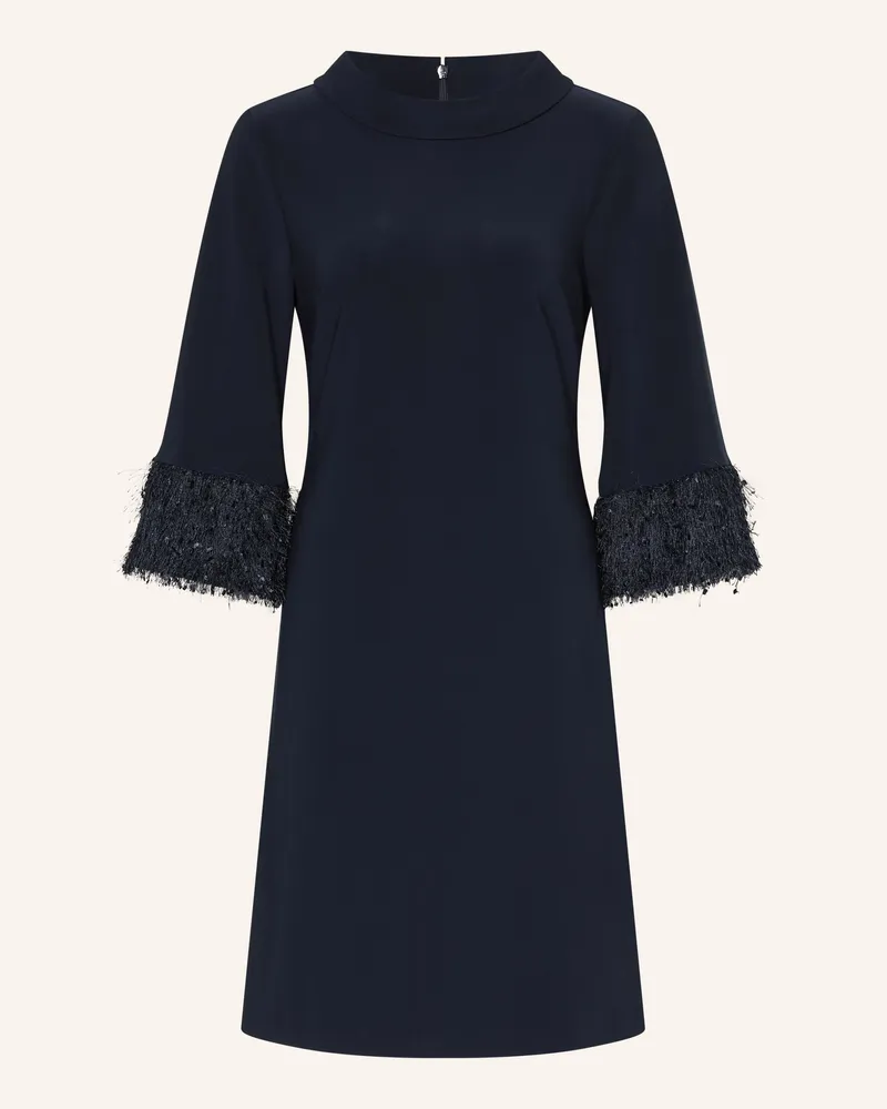 Joseph Ribkoff Kleid Mit 3/4-Arm Und Fransen blau Dunkelblau