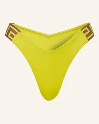 Versace Brazilian-Bikini-Hose Gelb