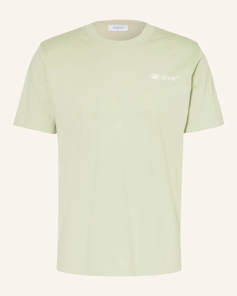 OFF-WHITE T-Shirt INK ARROW Hellgrün