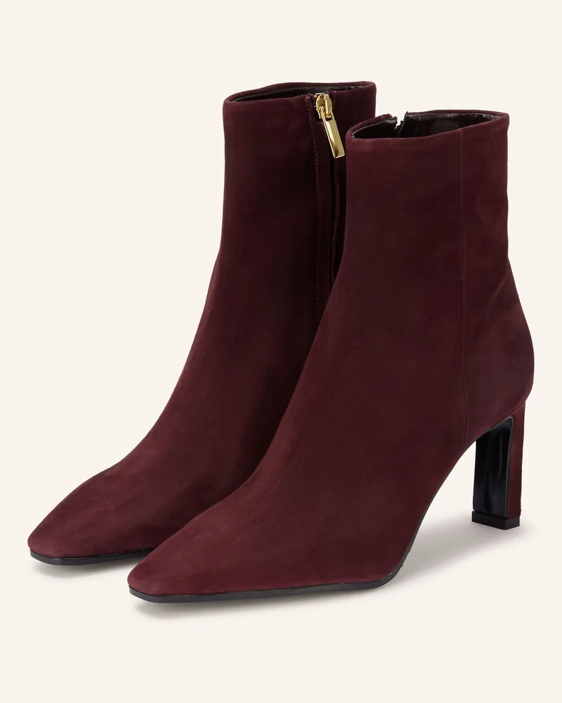 Mrs & HUGS Stiefeletten rot Dunkelrot