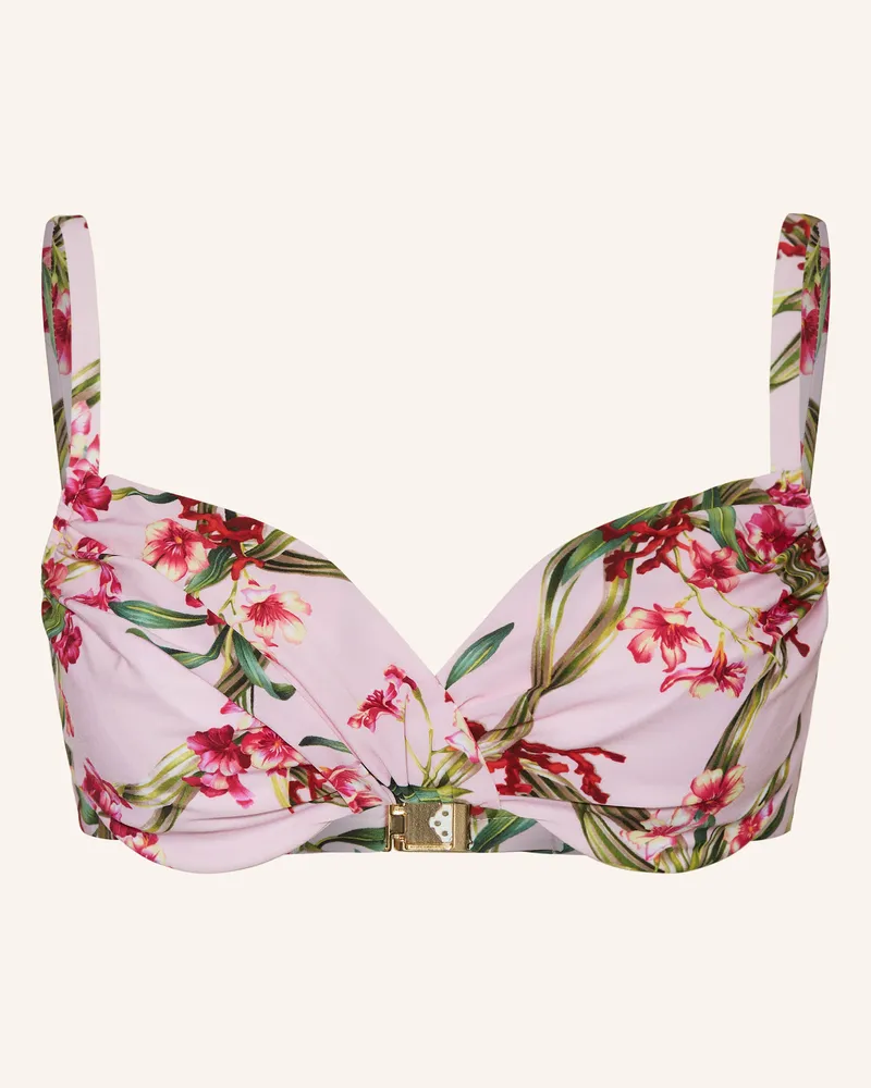 Maryan Mehlhorn Bügel-Bikini-Top BOTANIQUE Rosa
