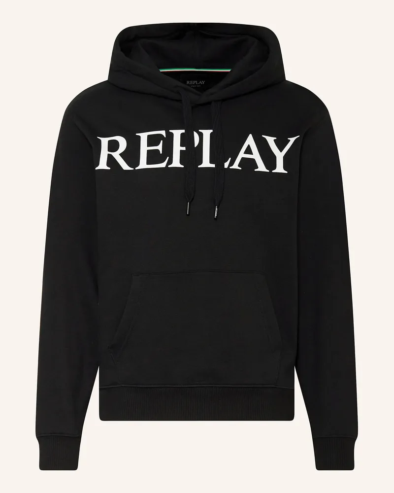 Replay Hoodie Schwarz