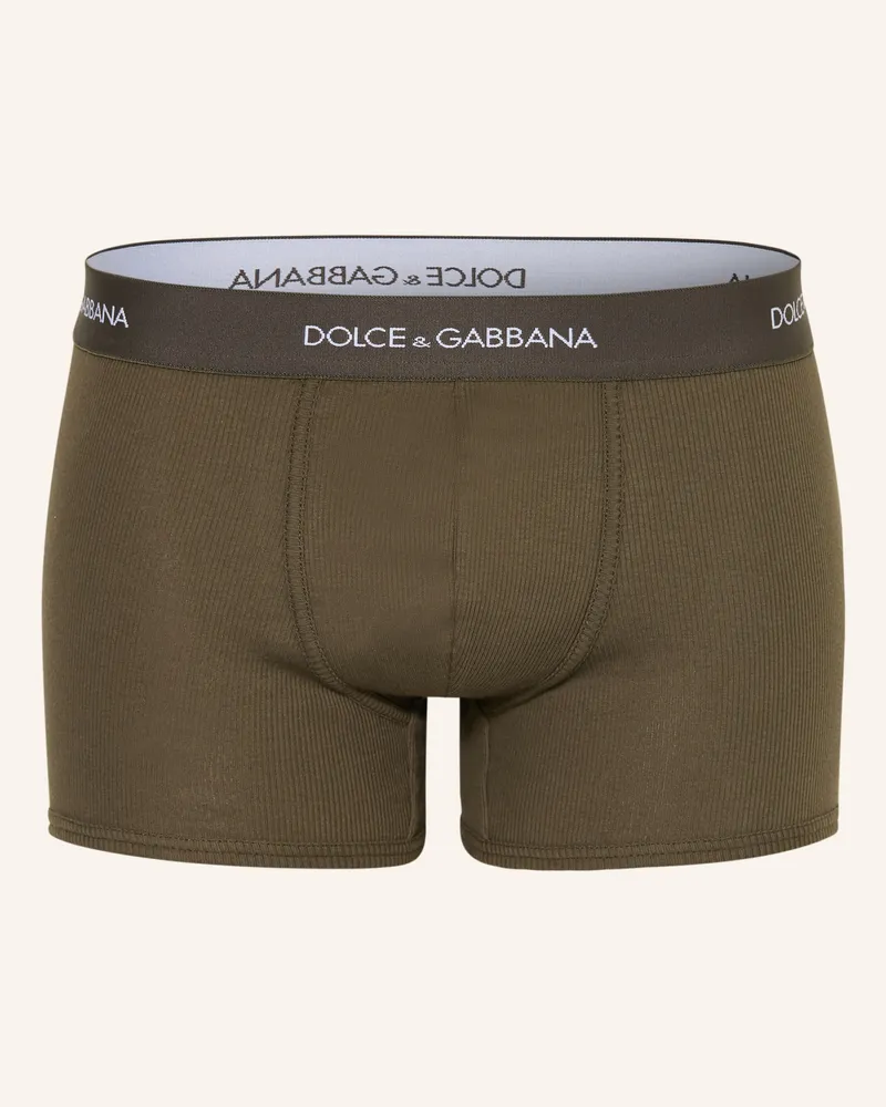 Dolce & Gabbana Boxershorts gruen Khaki