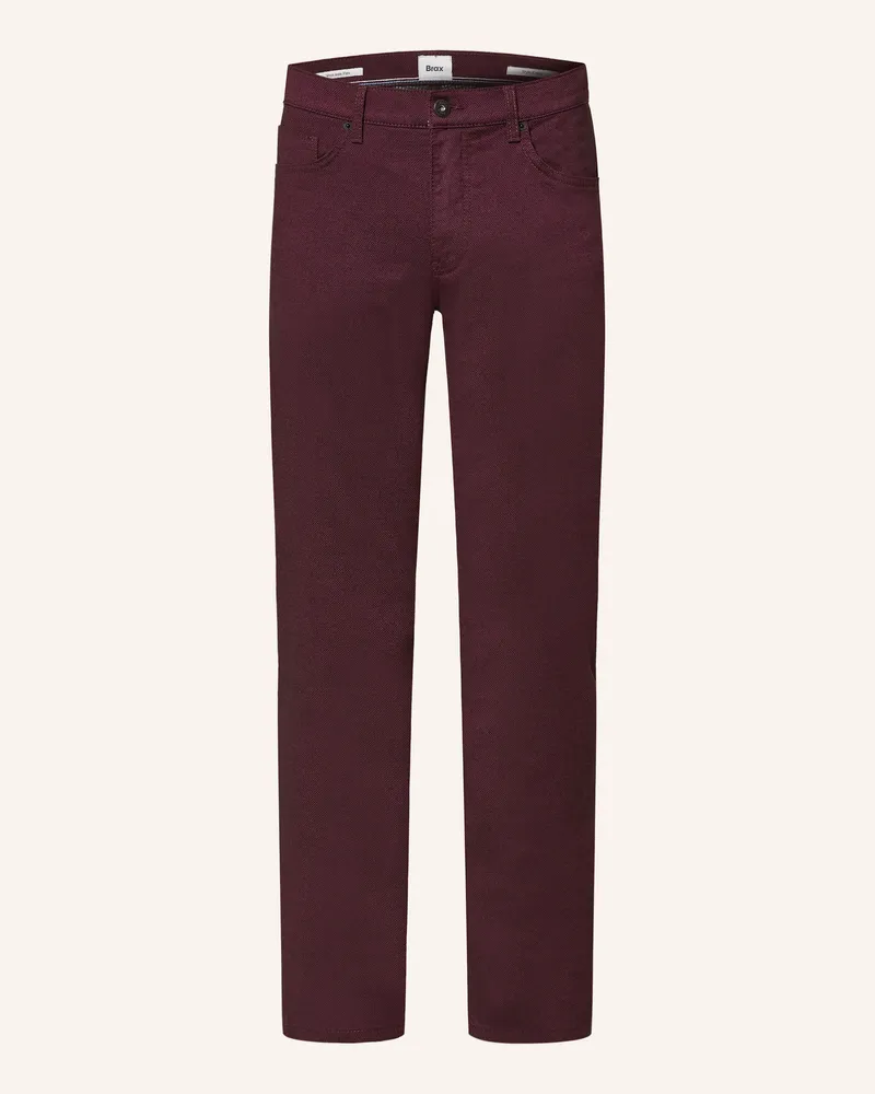 Brax Hose Cadiz Straight Fit rot Dunkelrot